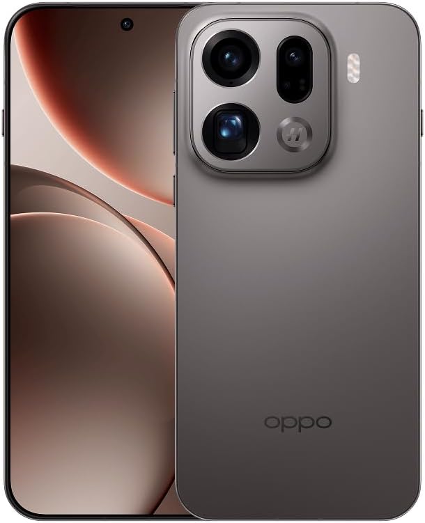 Oppo Find X9 Pro 5G 512GB 16GB RAM Titanium Charcoal Dual Sim Smartphone