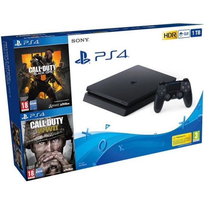 PlayStation 4 Slim, 500 GB or 1TB